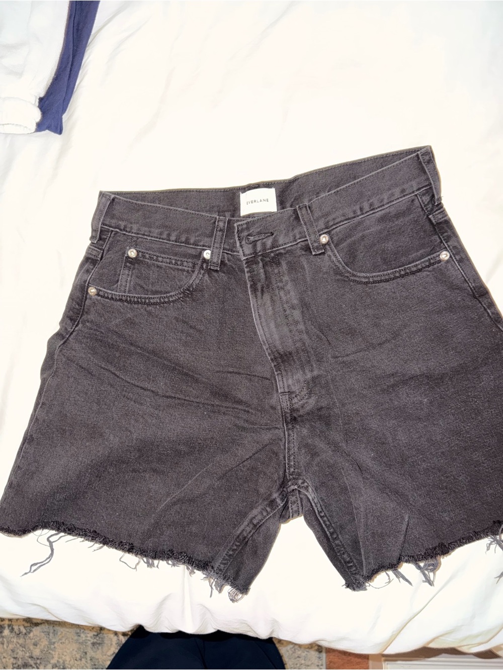 Everlane Classic Jean Short Raw Hem